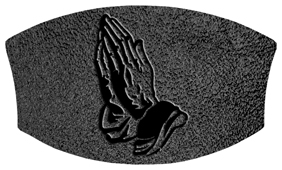 DNSWILL 516 BK SH BK Black Praying Hands Shimmer Black 